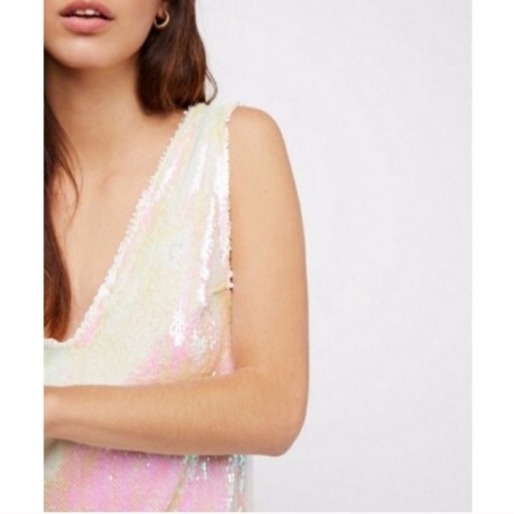 New S free people mini sequin dress - Picture 3 of 7